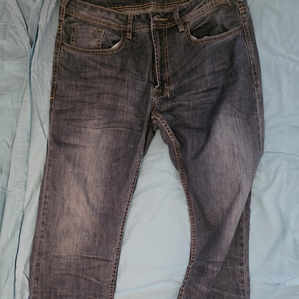 Buffalo David Bitton Relaxed Fit Dark Blue Jeans